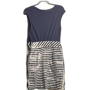 Navy and White Anthropologie Dress